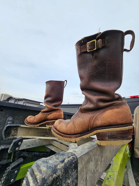 Photo by arriaga214 on April 2, 2024 of the Nicks Renegade in Horween Brown Chromexcel.