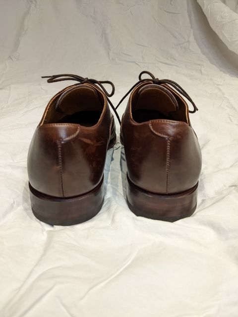 Photo by RoosAndBeavers on November 9, 2022 of the Meermin Cap Toe Oxford in Unlisted Leather.