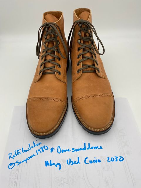 Photo by sampson1980 on October 28, 2022 of the Viberg Service Boot in Maryam Used Cuoio Nubuck.