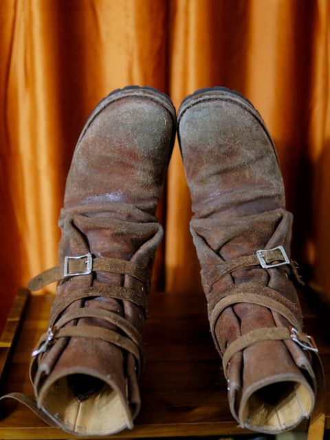 Photo by tekufu on April 2, 2025 of the Thomas Benjamin 008 in Hand-Dyed veg Tan Leather.