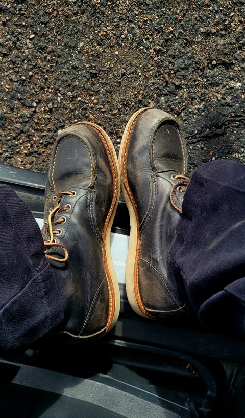 Photo by tekufu on March 20, 2023 of the Red Wing Unlisted Model in Unlisted Leather.