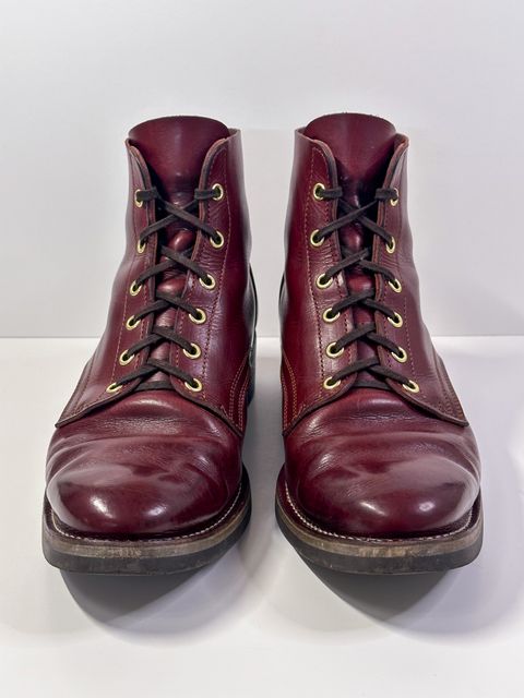 Photo by storybook.oak on February 4, 2024 of the Jack & White Brothers Letterman ZERO in Badalassi Carlo Mosto Minerva Liscio.