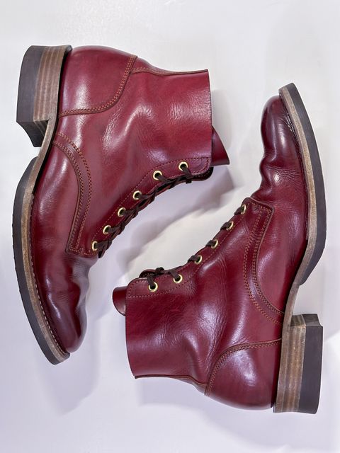 Photo by storybook.oak on March 5, 2024 of the Jack & White Brothers Letterman ZERO in Badalassi Carlo Mosto Minerva Liscio.