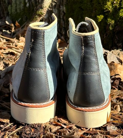Photo by lee.goodson on February 1, 2025 of the Red Wing 6-Inch Classic Moc in Mulri-Indigo.