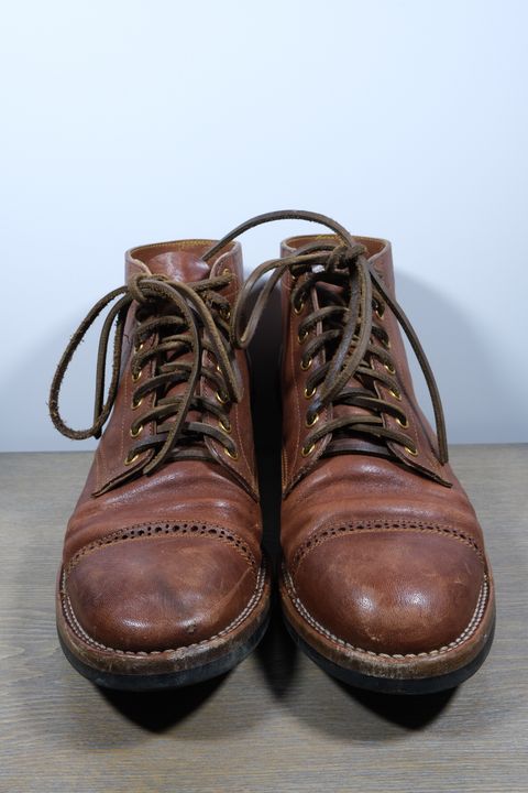 Photo by scubajose on January 2, 2023 of the Iron Boots Devil Dog in Unknown Leather.