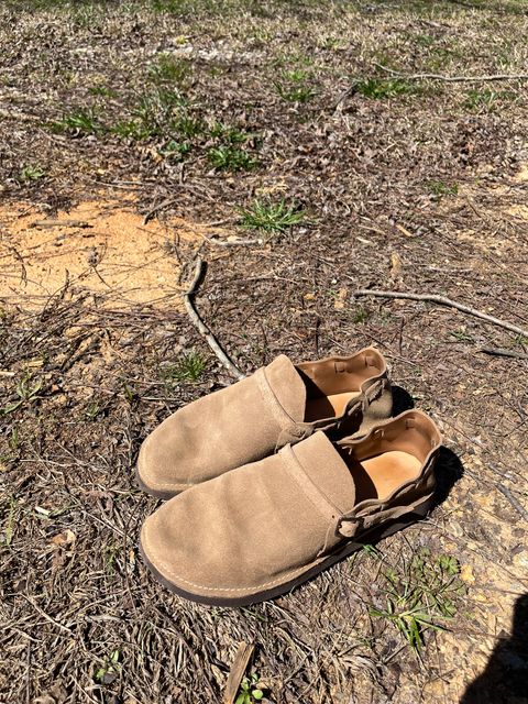 Photo by JSeppala on March 18, 2025 of the Aurora Shoe Co. Middle English in Horween Natural Chromexcel Roughout.