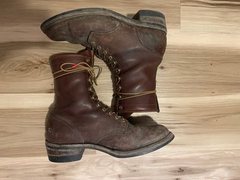 Photo by cjchris66 on February 6, 2023 of the Wesco Packer in Seidel Brown Oil Tan.