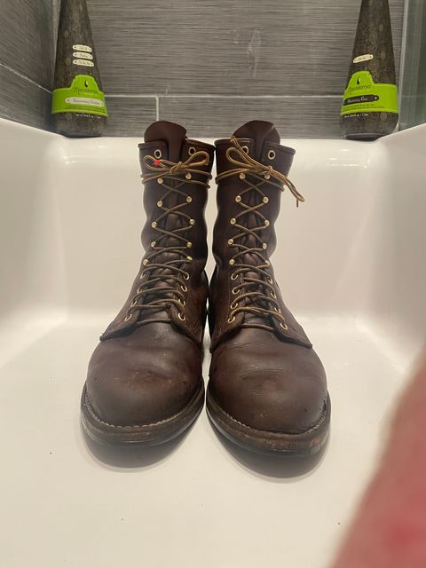 Photo by cjchris66 on March 6, 2023 of the Wesco Packer in Seidel Brown Oil Tan.
