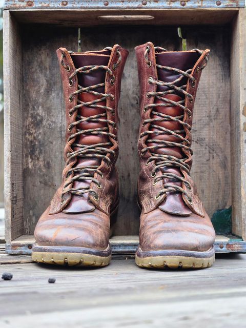Photo by ShnyHntr91 on April 2, 2026 of the Nicks BuilderPro in Horween Timber Roanoke.