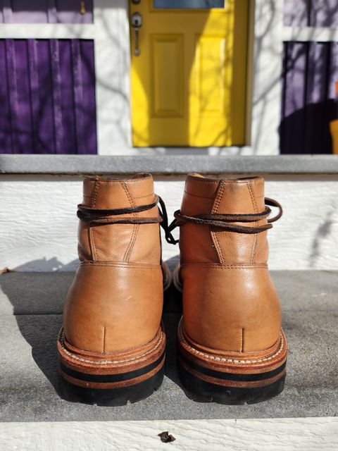 Photo by Not_Korean on March 2, 2023 of the Grant Stone Ottawa Boot in Incas Natural Kangaroo.