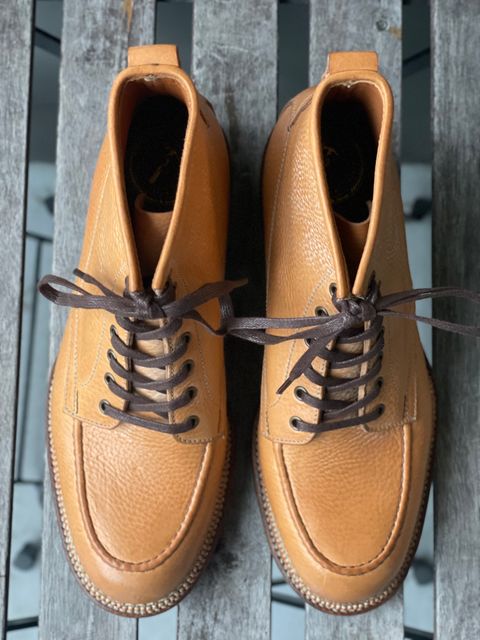 Photo by weltedware on October 5, 2022 of the Midas Spalla Derby Boot in La Bretagna Natural Ghost.