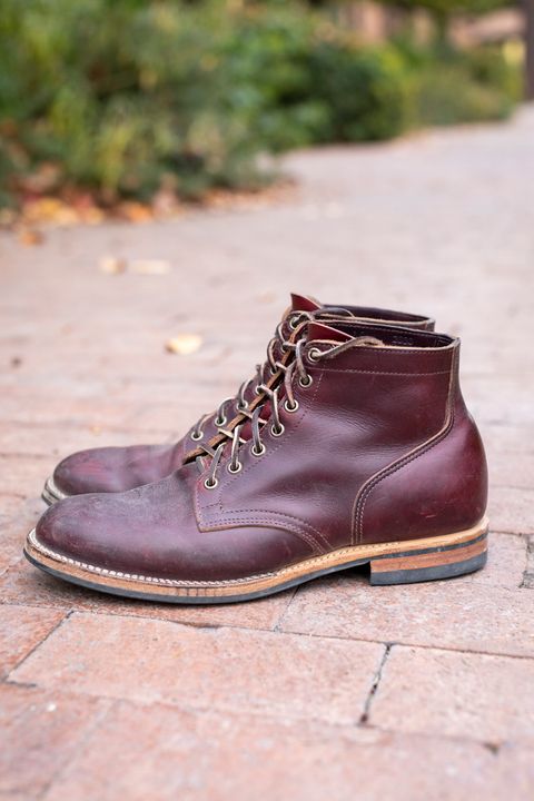 Photo by SBE2002 on January 5, 2024 of the Viberg Service Boot in Horween Color 8 Chromexcel.