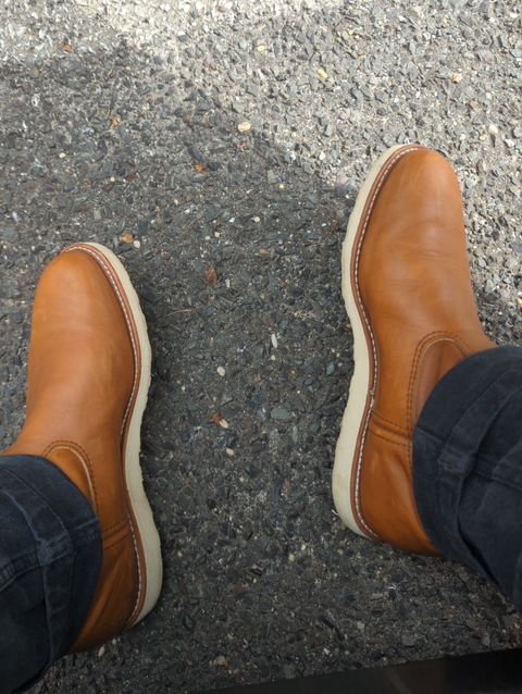 Photo by OnMyFeet on October 6, 2023 of the Red Wing Pecos in Unknown Leather.