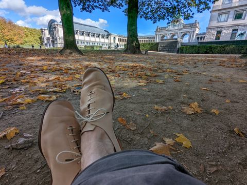 Photo by Armond_Tanzarian on November 3, 2022 of the Hender Scheme Unlisted Model in Natural Veg-Tanned Cowhide.