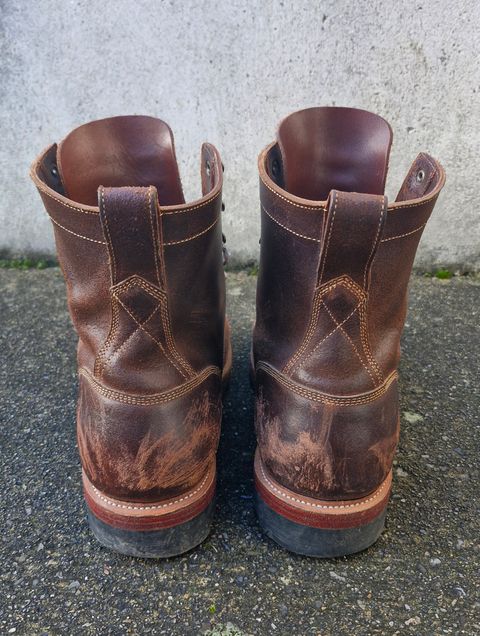 Photo by BCLEATHERGOODS on February 4, 2026 of the Imperium Hawke in Horween Cinnamon Waxed Flesh.