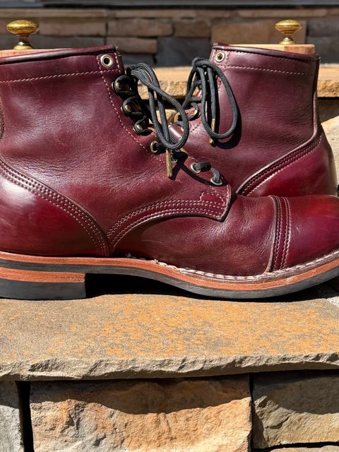 Photo by escapedTexan on February 28, 2026 of the Nicks Americana in Horween Color 8 Chromexcel.