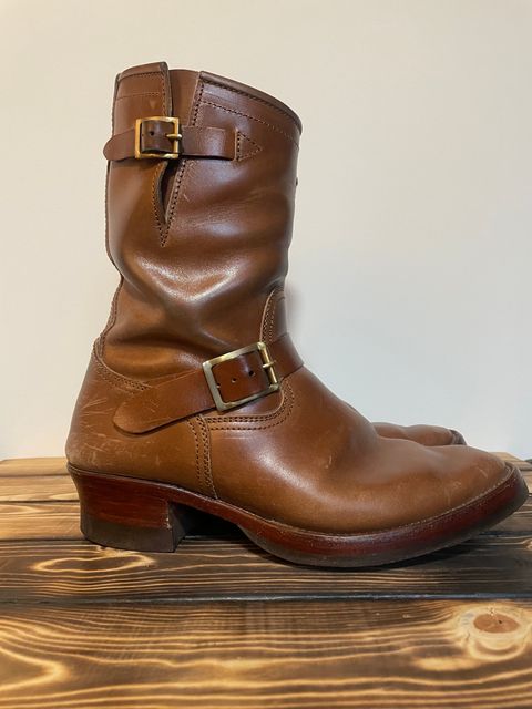 Photo by BacidiaGlory on January 5, 2024 of the Briselblack The Keeper 'Type 2' Engineer Boot in Maryam Toscanello Horsebutt.
