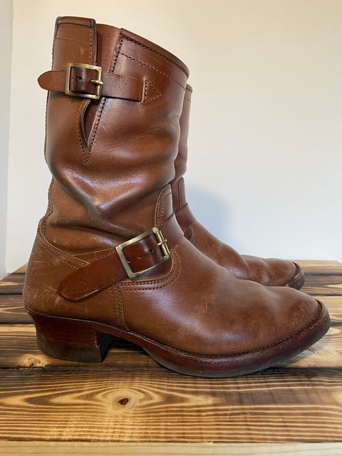 Photo by BacidiaGlory on March 5, 2024 of the Briselblack The Keeper 'Type 2' Engineer Boot in Maryam Toscanello Horsebutt.