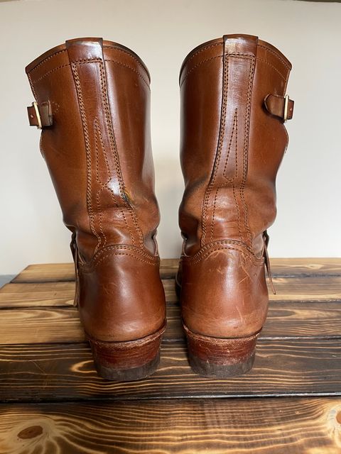 Photo by BacidiaGlory on April 3, 2024 of the Briselblack The Keeper 'Type 2' Engineer Boot in Maryam Toscanello Horsebutt.