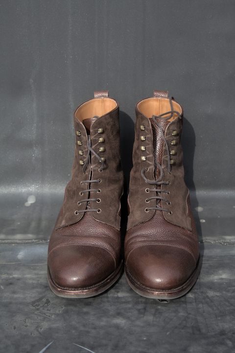 Photo by lucidpivot on November 1, 2022 of the Carmina Work Boots 80791 in Du Puy Brown Country Calf.