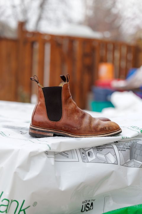 Photo by Syzygy on December 6, 2024 of the Meermin Chelsea Boot in Whiskey Heritage Shell Cordovan.
