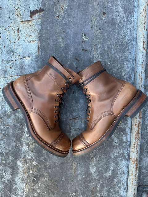 Photo by Bob_Loblaw on March 2, 2025 of the White's Classic Workboot in Horween Natural Chromexcel.