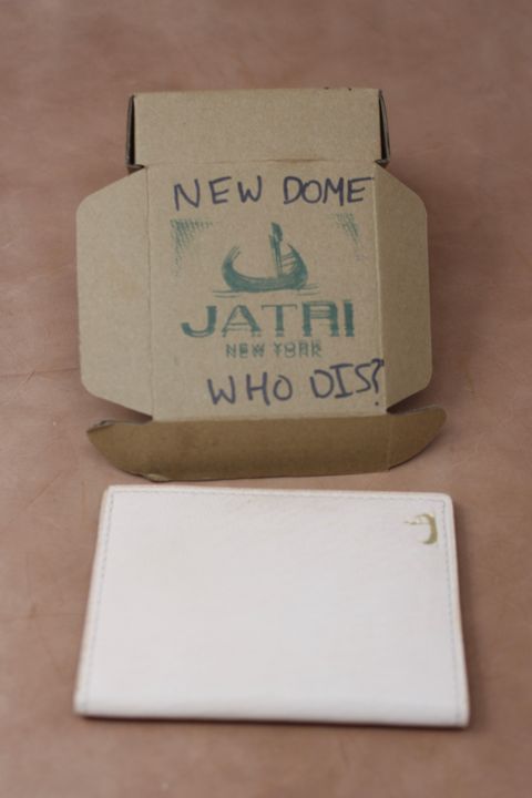 Photo by ifticar2 on October 5, 2025 of the Jatri Leather Big boi in Euro veg tanned Goat Skin.