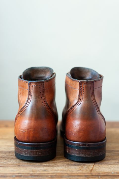 Photo by grainandtwill on February 2, 2023 of the Nicks LL64 in Wickett & Craig Natural Double Stuffed.