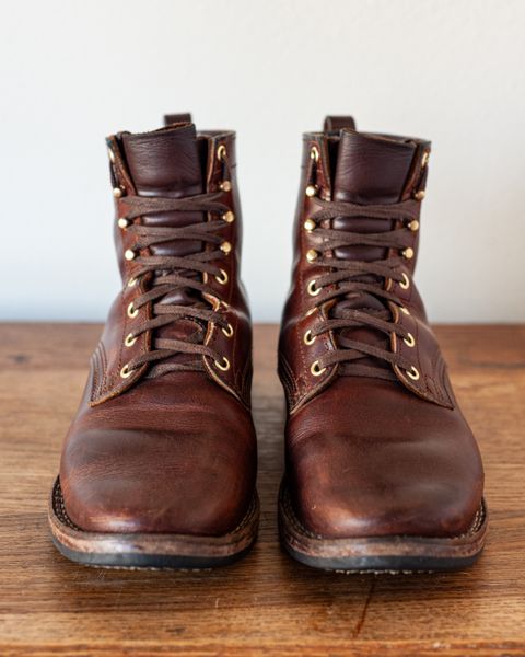 Nicks Falcon in Italian Brown Cypress | Photo by grainandtwill