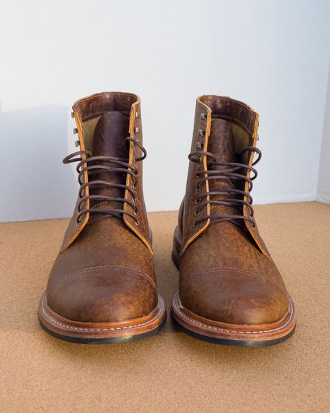 Photo by davehillsd on October 2, 2023 of the Oak Street Bootmakers Trench Boot in Badalassi Carlo Spiga Habana.