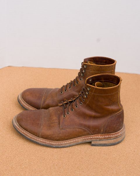 Photo by davehillsd on January 6, 2024 of the Oak Street Bootmakers Trench Boot in Badalassi Carlo Spiga Habana.