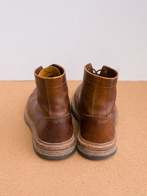 Photo by davehillsd on February 6, 2024 of the Oak Street Bootmakers Trench Boot in Badalassi Carlo Spiga Habana.