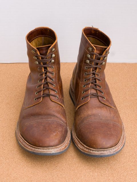 Photo by davehillsd on February 6, 2024 of the Oak Street Bootmakers Trench Boot in Badalassi Carlo Spiga Habana.