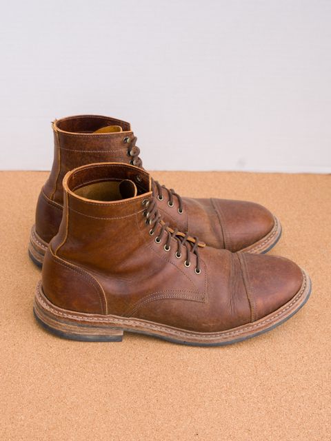 Photo by davehillsd on February 6, 2024 of the Oak Street Bootmakers Trench Boot in Badalassi Carlo Spiga Habana.