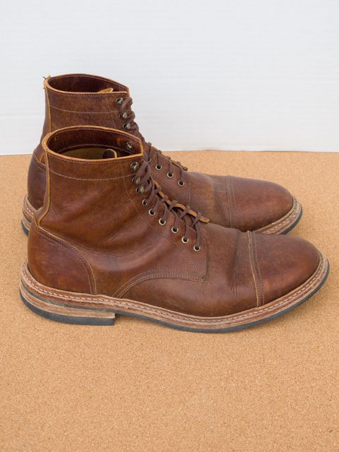 Photo by davehillsd on March 5, 2024 of the Oak Street Bootmakers Trench Boot in Badalassi Carlo Spiga Habana.