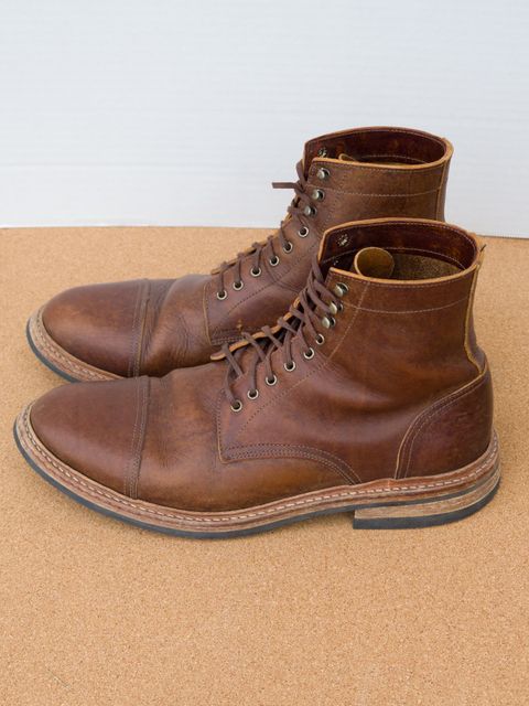 Photo by davehillsd on April 6, 2024 of the Oak Street Bootmakers Trench Boot in Badalassi Carlo Spiga Habana.