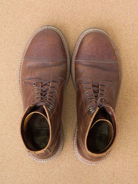 Photo by davehillsd on April 6, 2024 of the Oak Street Bootmakers Trench Boot in Badalassi Carlo Spiga Habana.