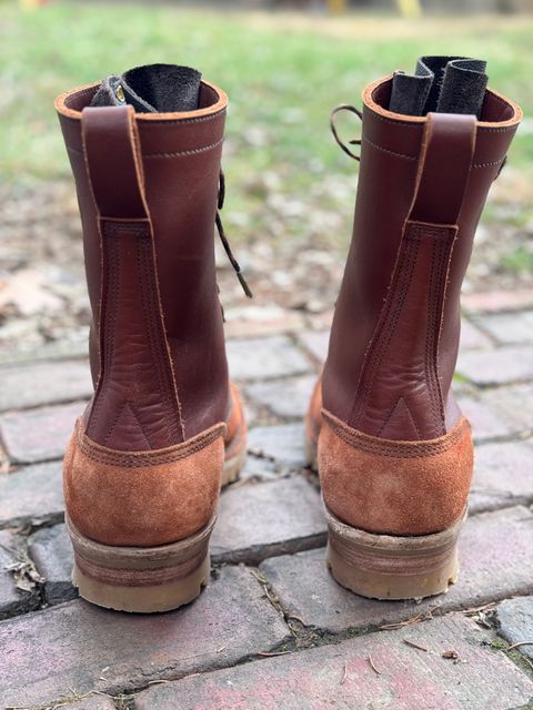 Photo by captain on January 8, 2024 of the JK Boots Superduty in Seidel Redwood Oil Tan.