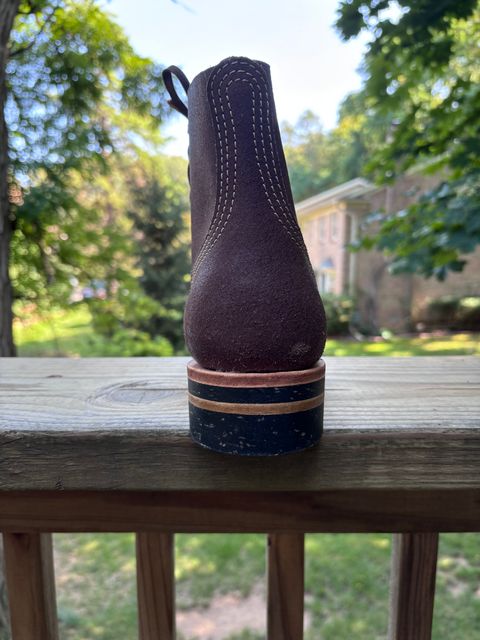 Photo by Asian on September 16, 2024 of the Oldspeed MFG Boondockers in Wickett & Craid Brown English Bridle Reverse.