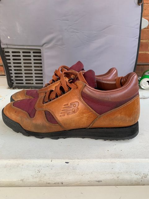 Photo by TheMorrie on April 6, 2025 of the New Balance Rainier in Unknown Natural Veg Tan.