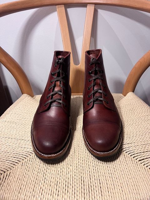 Photo by jperera on November 9, 2023 of the Perera Shoemaker Field Boot in Conceria Walpier Ghost Buttero.