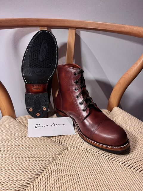 Photo by jperera on November 9, 2023 of the Perera Shoemaker Field Boot in Conceria Walpier Ghost Buttero.