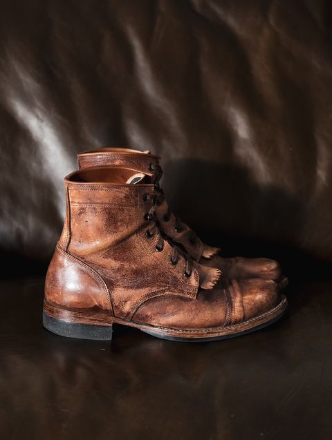 Photo by jperera on January 6, 2024 of the Perera Shoemaker Field Boot in Conceria Walpier Ghost Buttero.