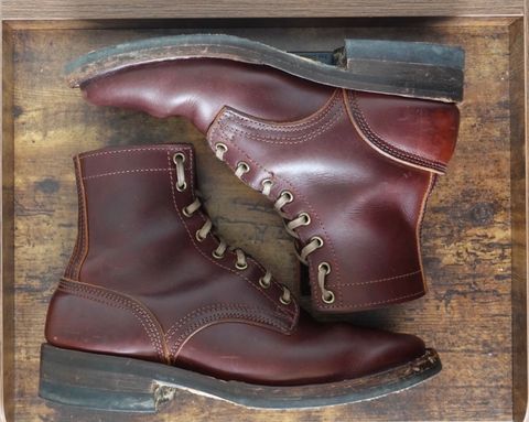 Photo by gertrudes_cat on February 5, 2024 of the Nicks MTO in Wickett & Craig Chestnut Oiled Latigo.