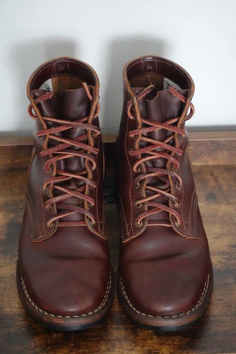 Photo by gertrudes_cat on March 5, 2024 of the Nicks MTO in Wickett & Craig Chestnut Oiled Latigo.