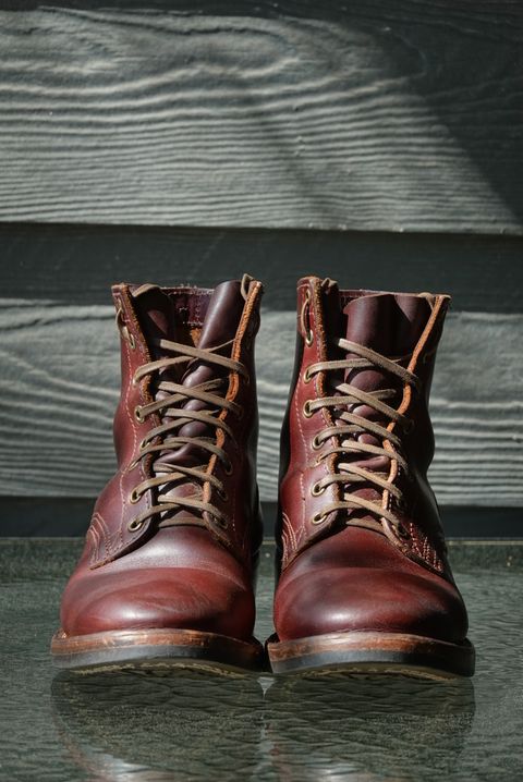 Photo by gertrudes_cat on April 6, 2024 of the Nicks MTO in Wickett & Craig Chestnut Oiled Latigo.