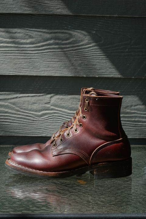 Photo by gertrudes_cat on April 6, 2024 of the Nicks MTO in Wickett & Craig Chestnut Oiled Latigo.