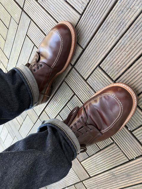 Photo by init on March 20, 2025 of the Alden Indy Boot in Horween Brown Chromexcel.