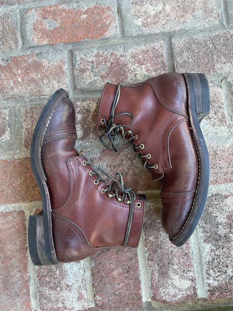 Photo by kspolini on January 29, 2022 of the Nicks Americana in Wickett & Craig Medium Brown English Bridle.