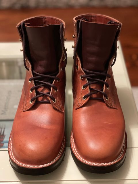 Photo by nvrp813 on November 2, 2023 of the Nicks Unknown Model in Wickett & Craig Natural Double Stuffed.